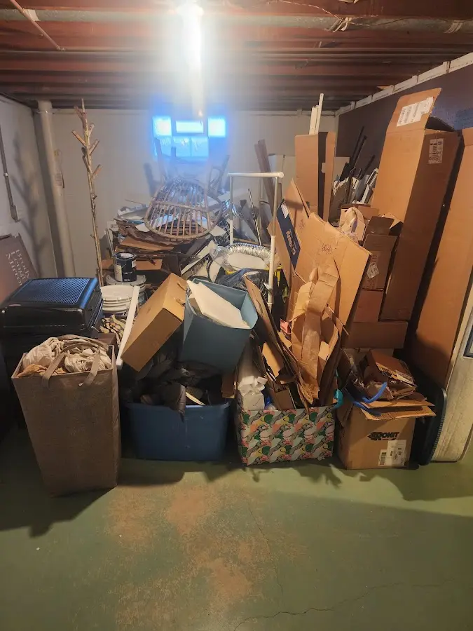 Roll-off dumpster container at job site for 40 Yard Dumpster Rental in Gloucester Courthouse